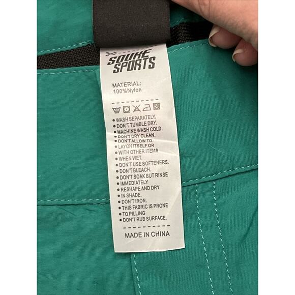 NWT Souke Sports Mens Cargo Shorts 3XL Green Breathable Quick Drying Lightweight - Picture 6 of 8